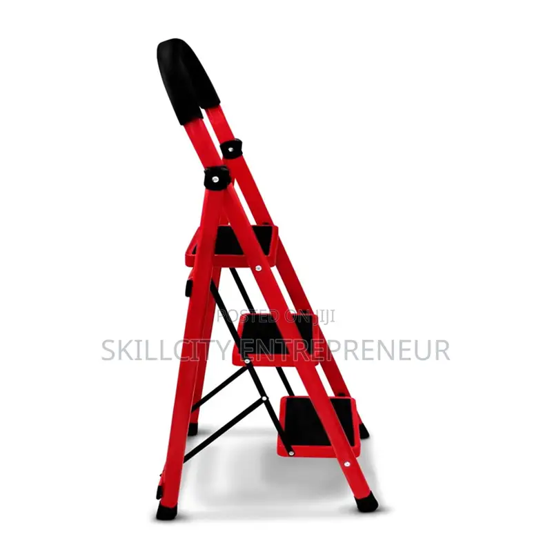 3-Step Folding Step With Handrail