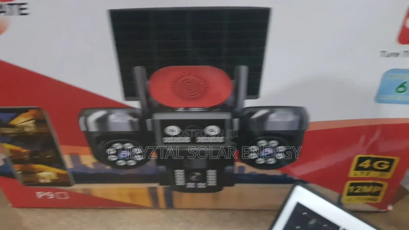 3in1 Triple Lens Solar Camera With Solar Panel V380pro App Command