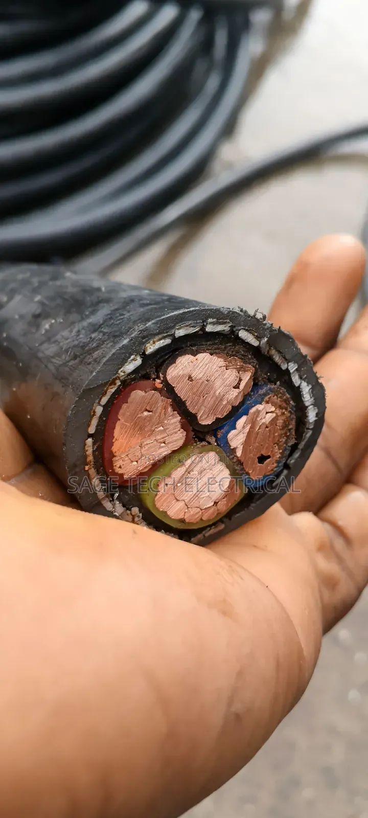 120mm 4core Kablmetal Nigerian Armoured Cables