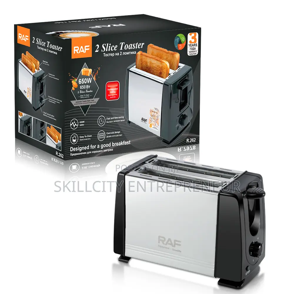 Raf 2 Slice Toaster