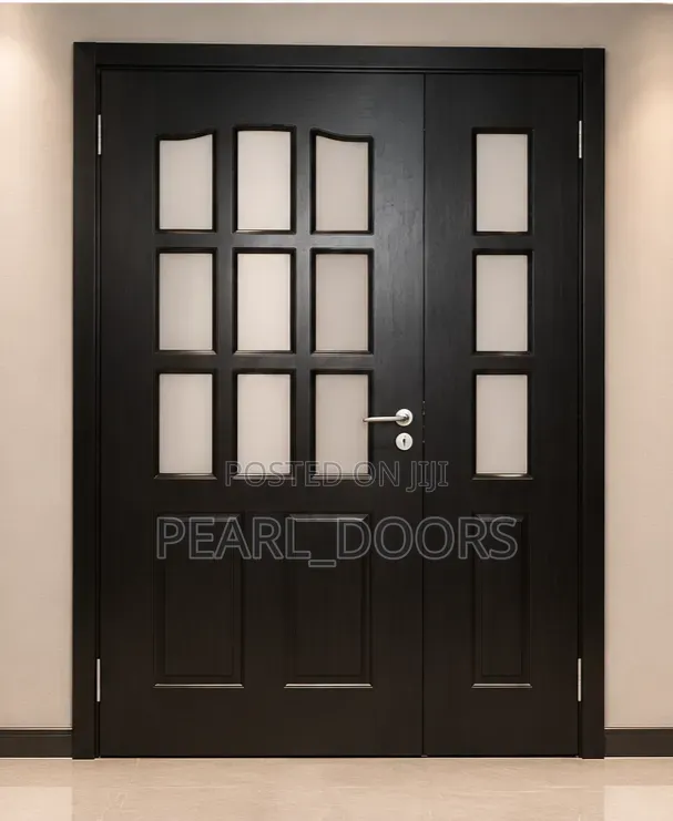 4ft by 7ft Flush Door With Glass