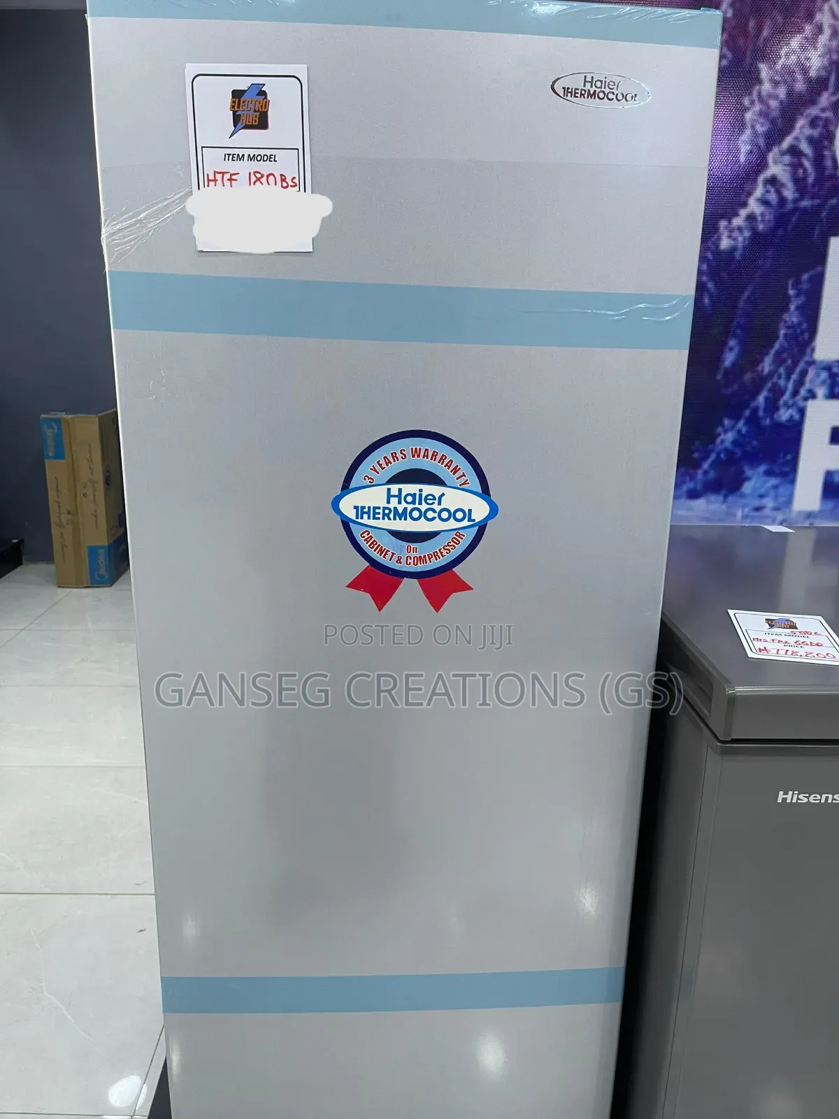 Haier Thermocool 180l Upright Freezer (Hf-180bs)