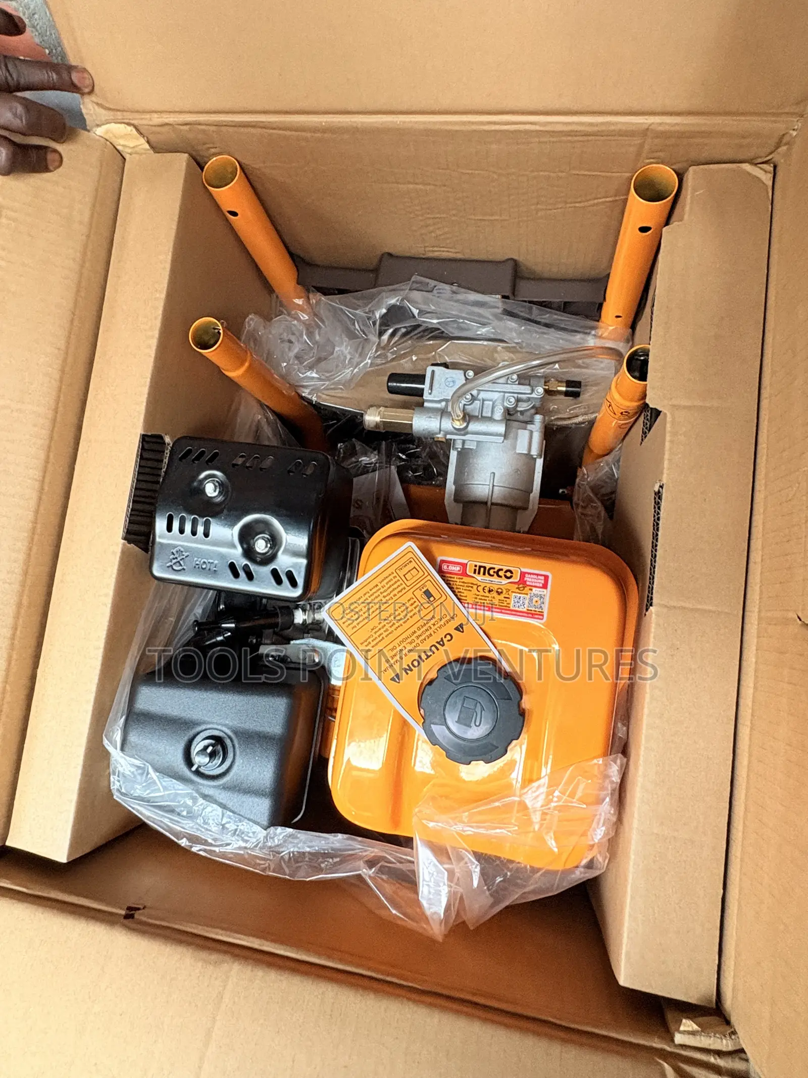 Ingco 208cc 6.0hp Gasoline Pressure Washer