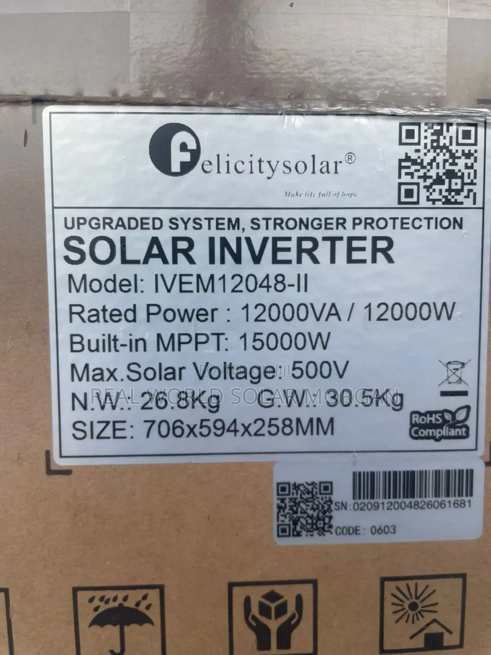 Felicity 12kva Hybrid Inverter