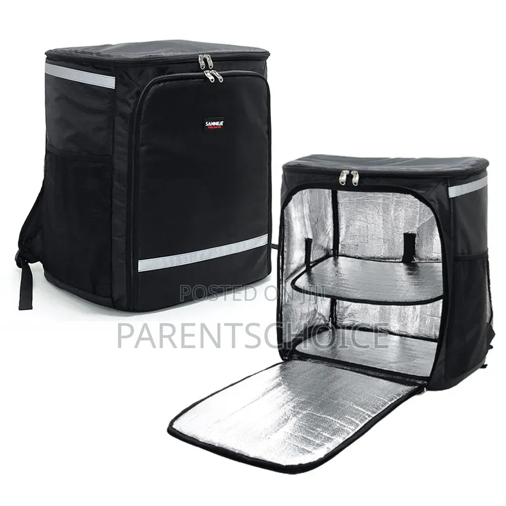 Insulated Pizza Food Delivery Backpack And Cooler Bag– 57.4l Capacity