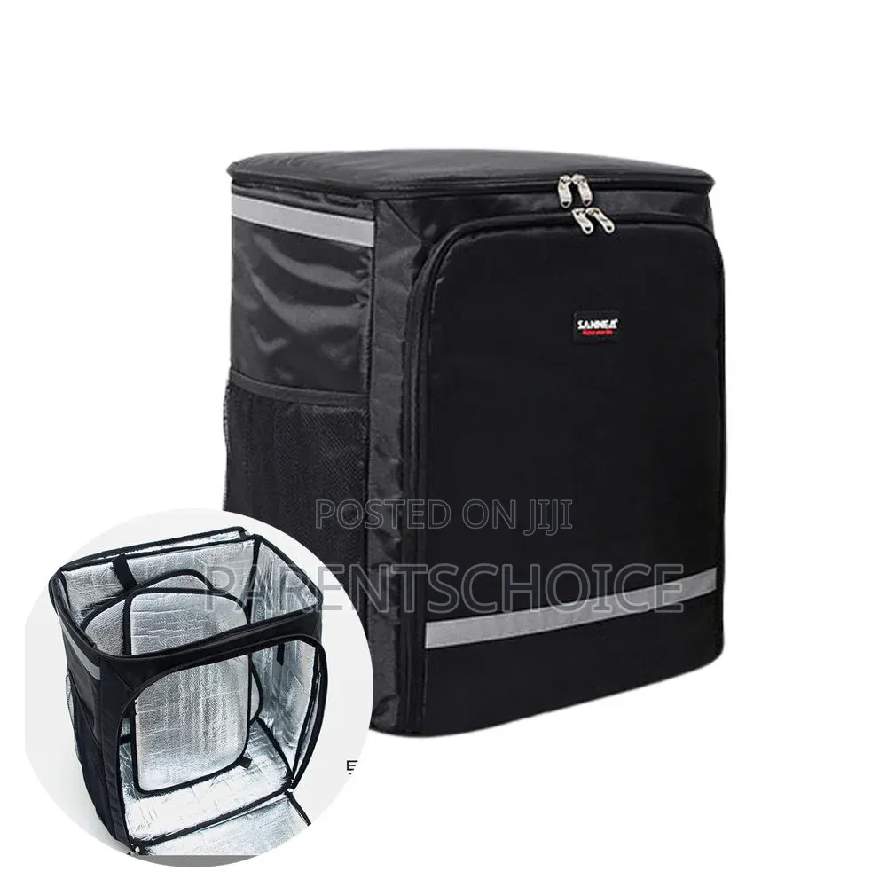 Insulated Pizza Food Delivery Backpack And Cooler Bag– 57.4l Capacity