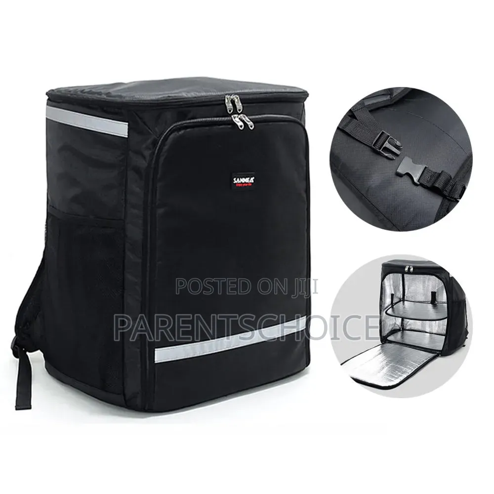 Insulated Pizza Food Delivery Backpack And Cooler Bag– 57.4l Capacity