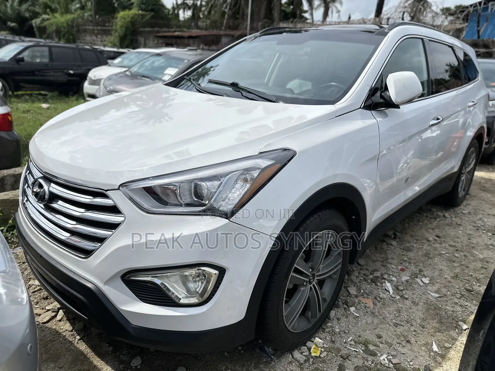 Hyundai Santa Fe Limited 4dr SUV AWD (3.3L 6cyl 6A) 2014 White