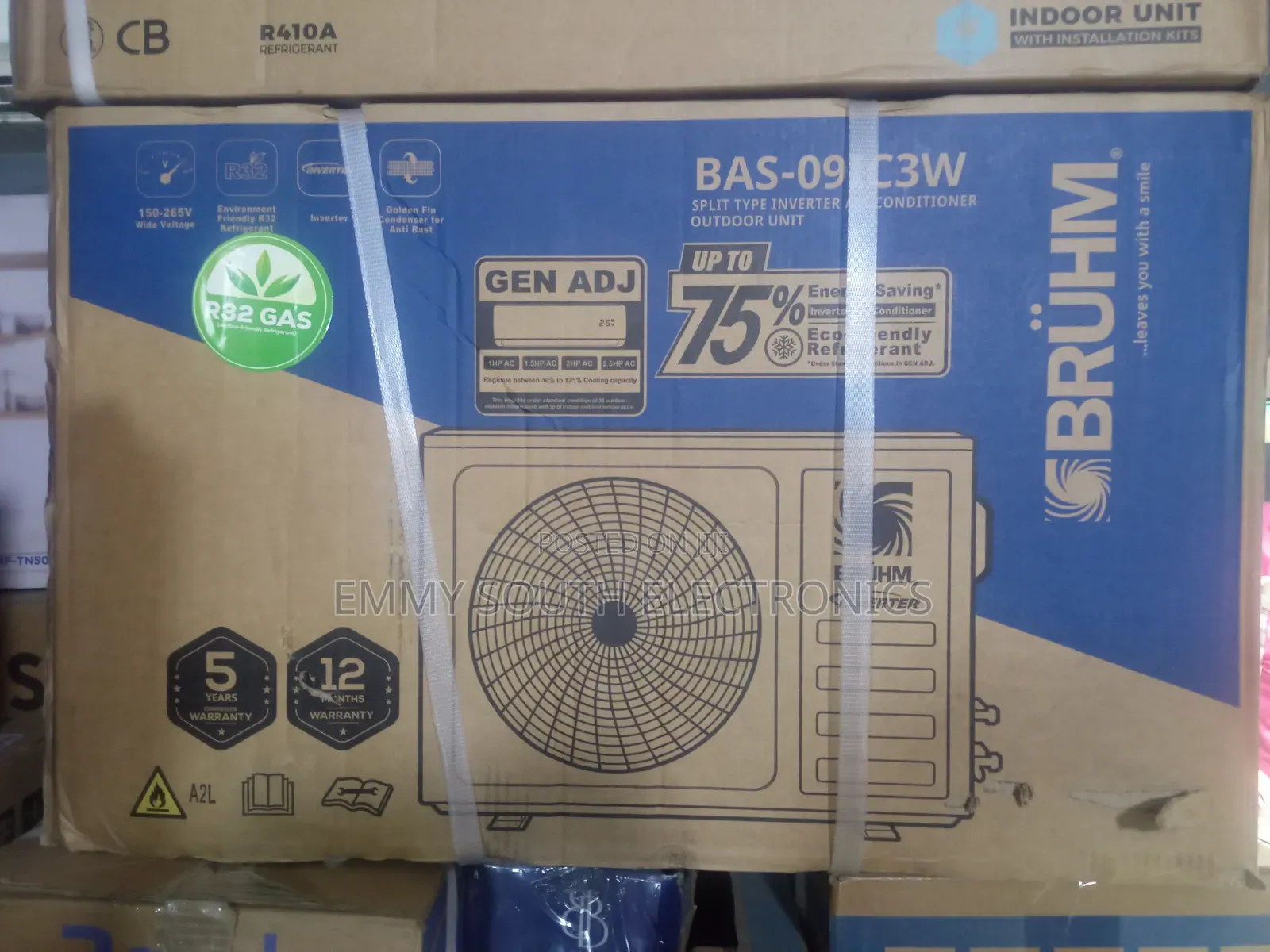 Bruhm Inverter Split Unit 1hp a/ C