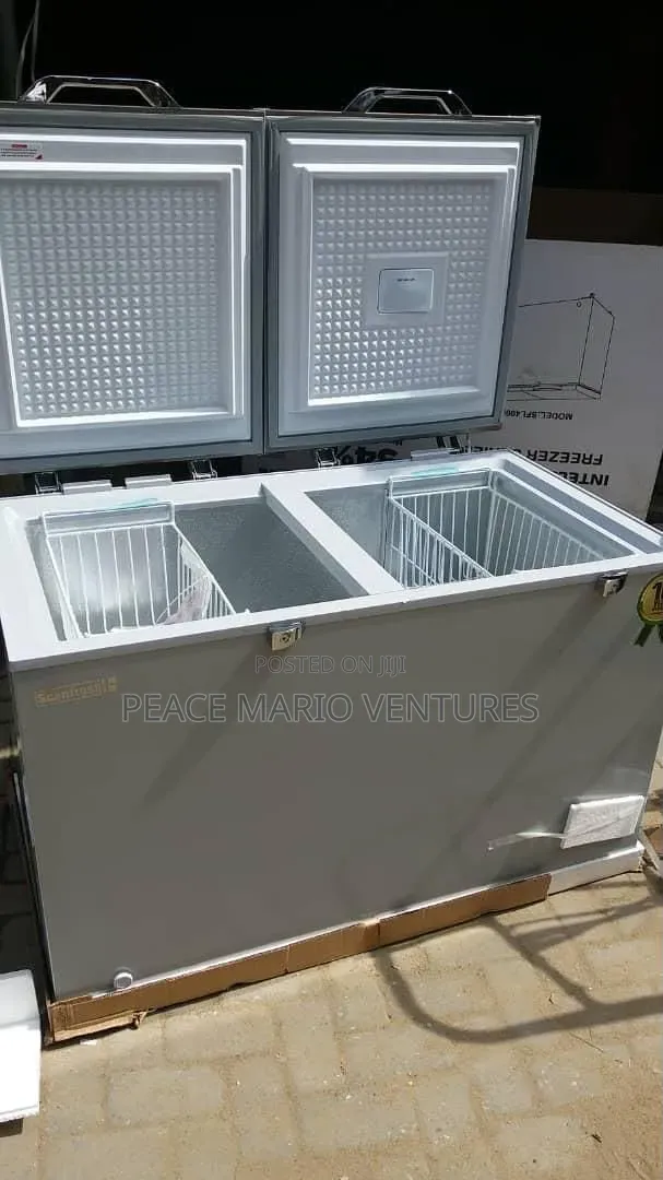 Scanfrost Original Inverter Deep Freezer 450litres With 3years Waranty