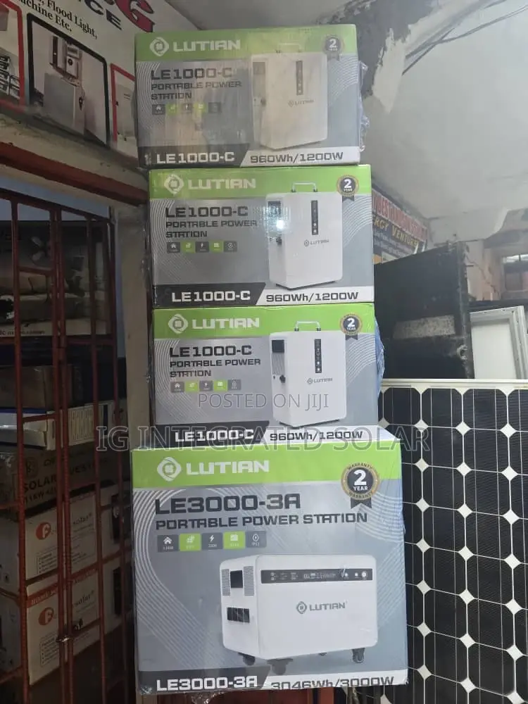 3000w Lutian Solar Generator With 3kwh Lithium Battery Inbuilt