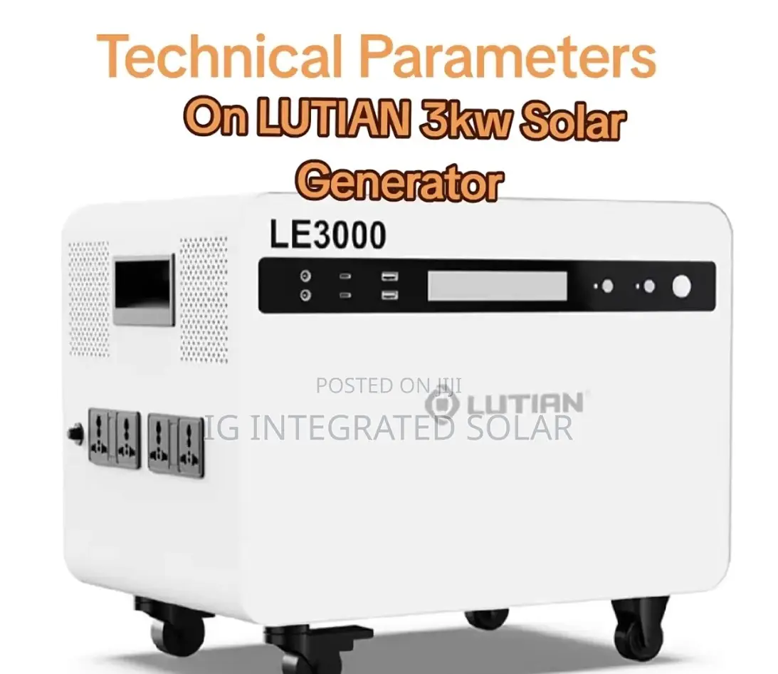 3000w Lutian Solar Generator With 3kwh Lithium Battery Inbuilt