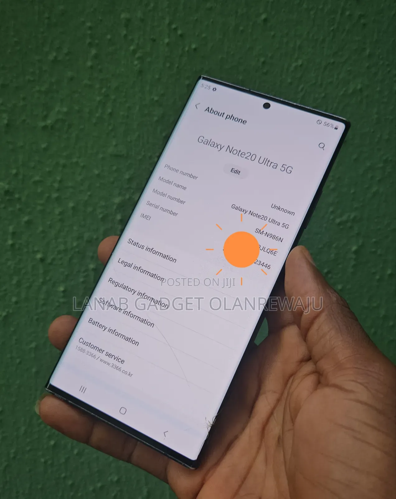 Samsung Galaxy Note 20 Ultra 5G 256 GB Black
