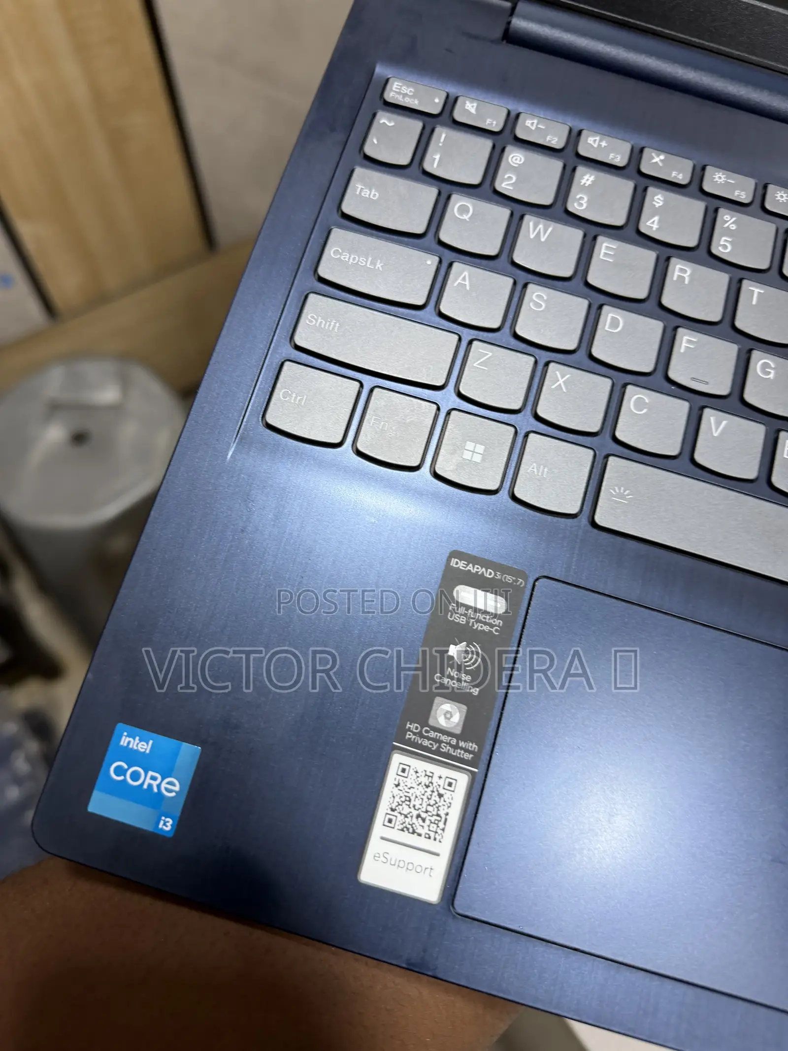 Laptop Lenovo Ideapad 3 8GB Intel Core i3 SSD 256GB