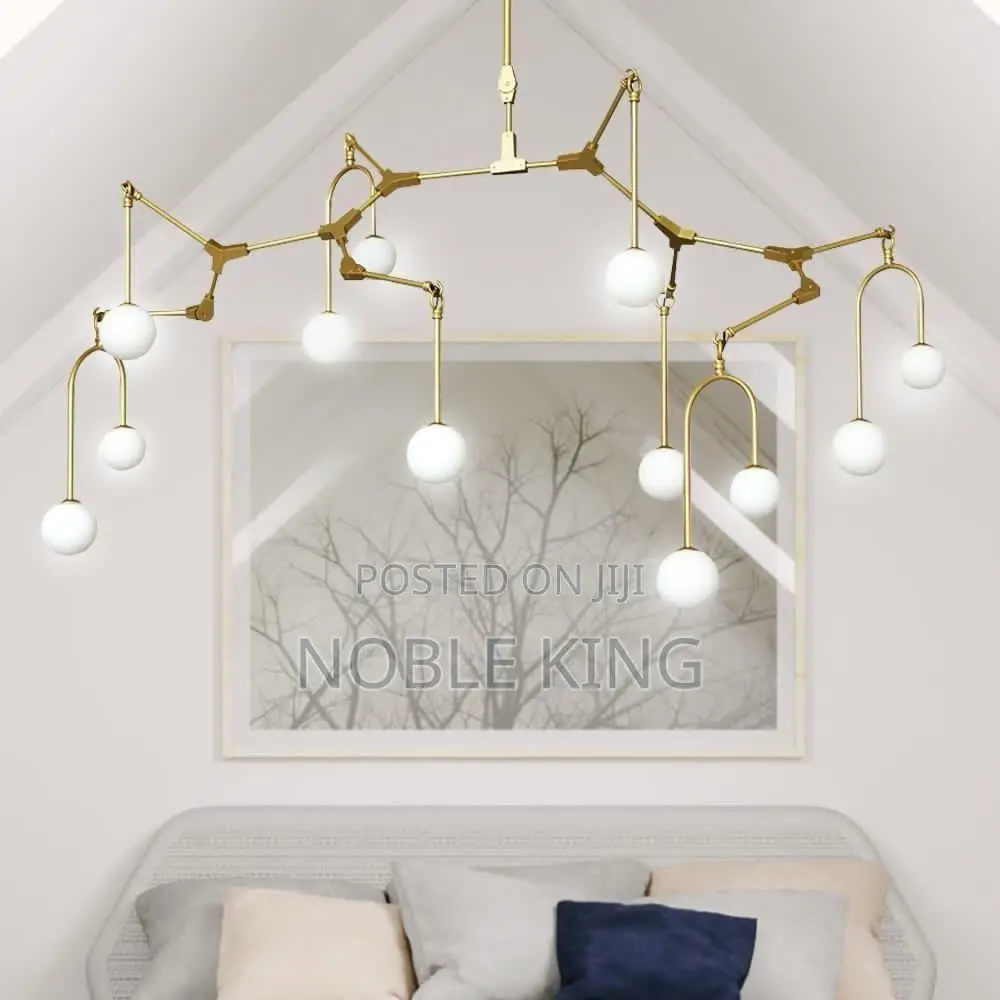 Creative Golden/Black Chandeliers Kitchen Bar Dining Room Led Pendent