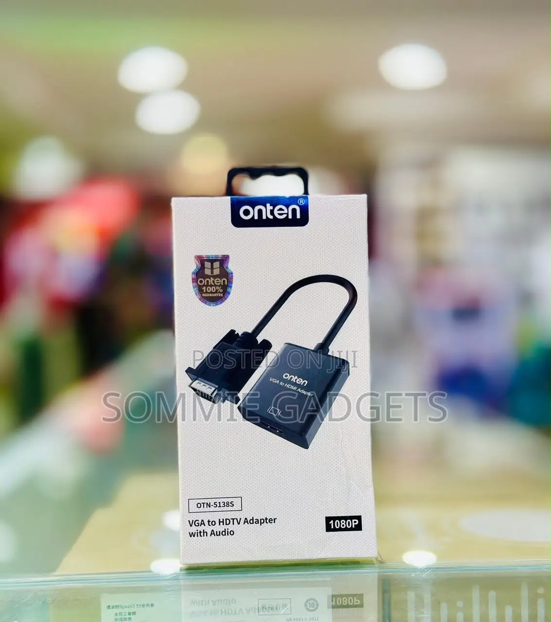 Onten Vga to HDTV Adapter With Audio