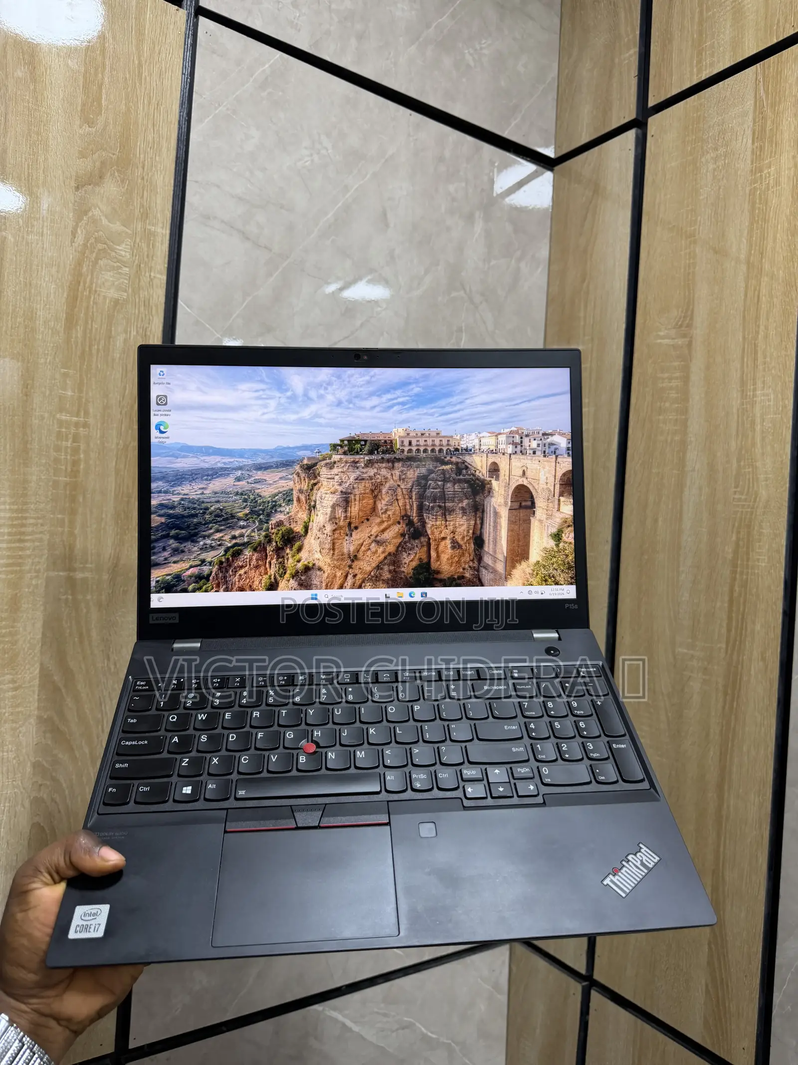 Laptop Lenovo ThinkPad P15s 16GB Intel Core i7 SSD 256GB