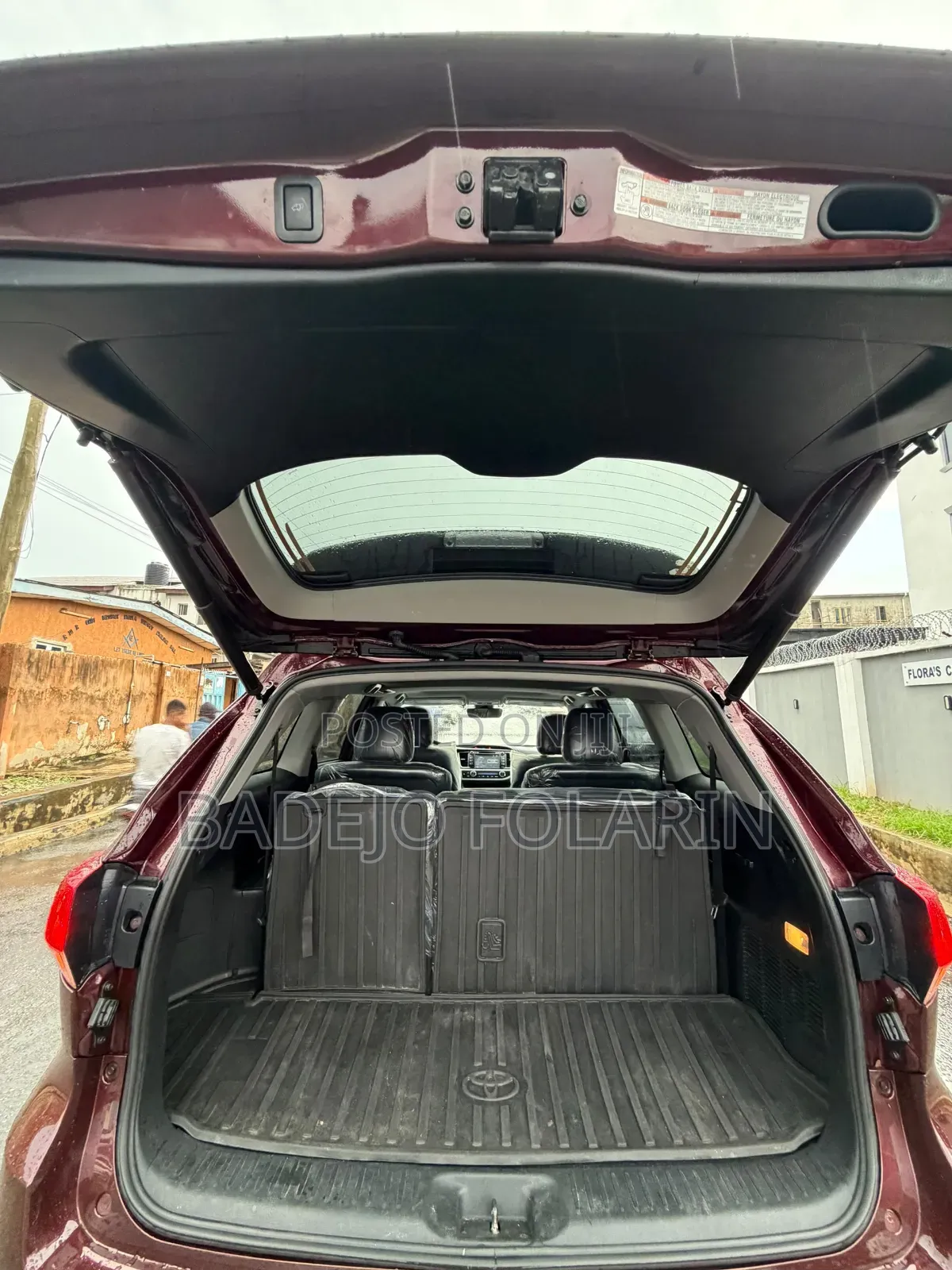Toyota Highlander 2019 Burgundy