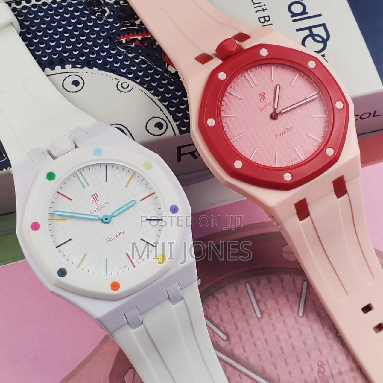 Reversible Luxury Rubber Strap Wristwatch Unisex Automatic Design