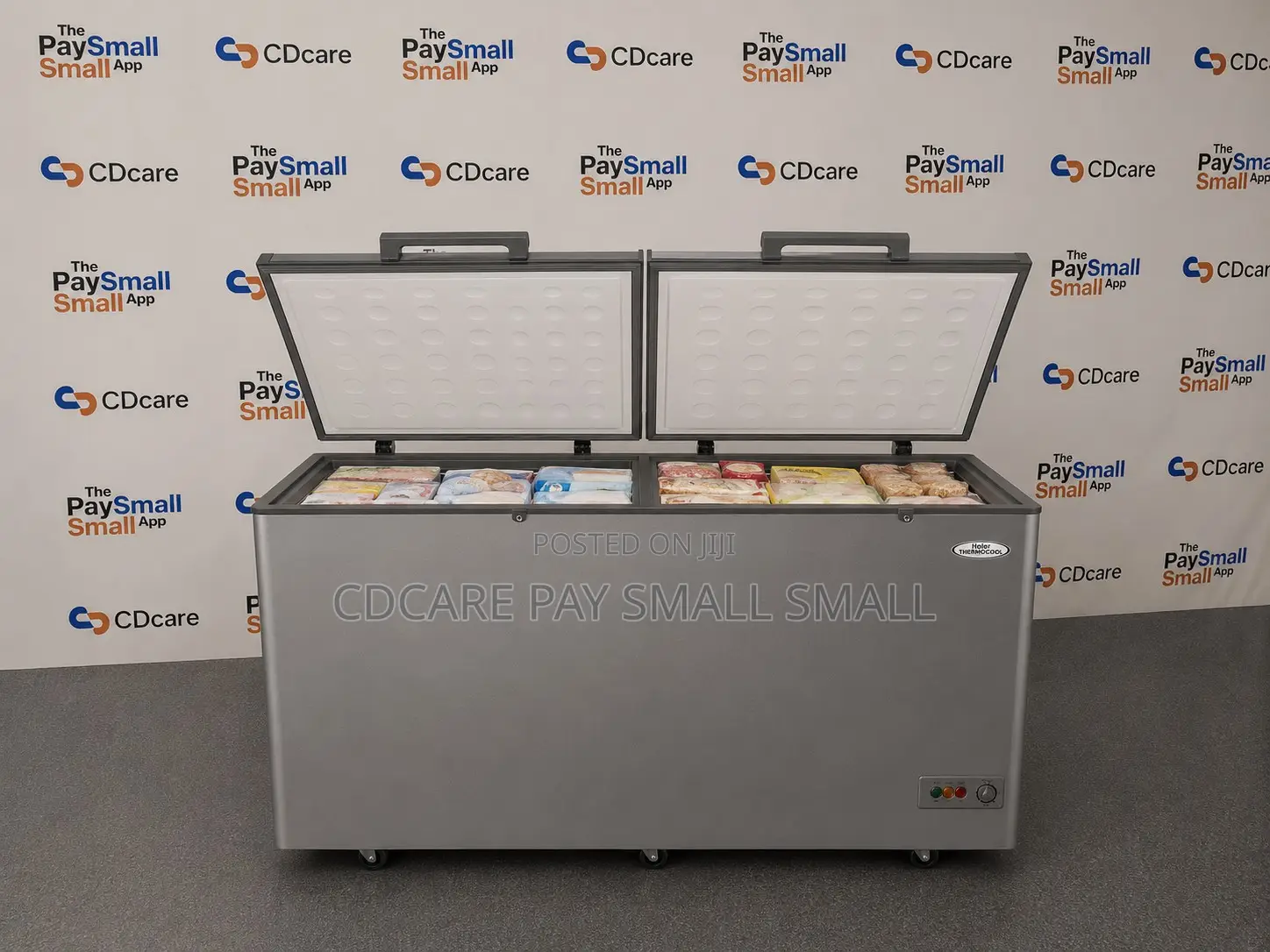Pay Small Small Haier Thermocool 429l Inverter Freezer on Cdcare.App