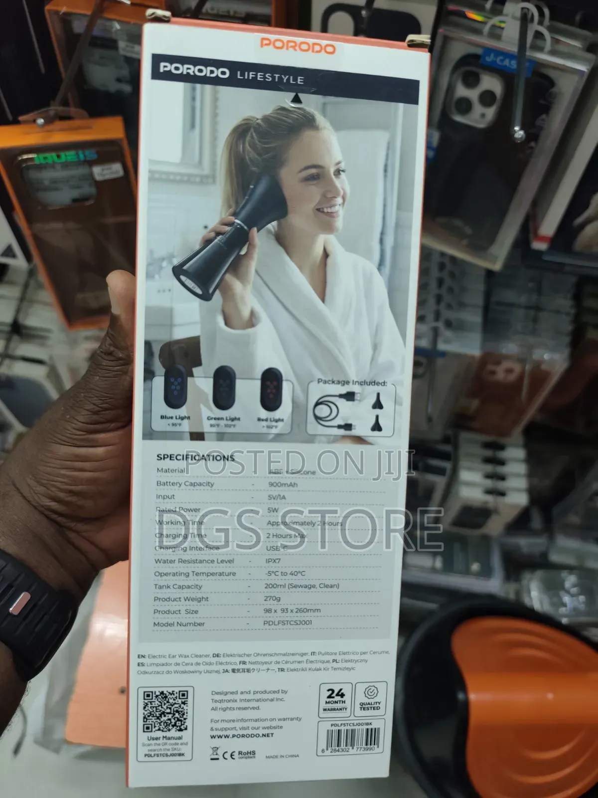 Porodo Opto Electric Ear Wax Cleaner
