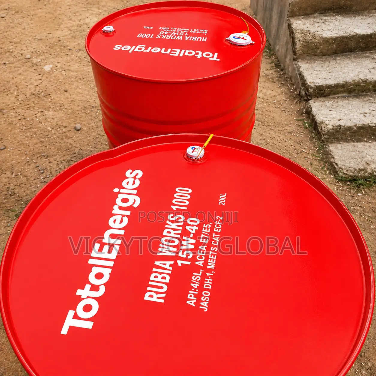 Totalenergies Rubia Works 100 15w-40 Engine Oil Drum//205l