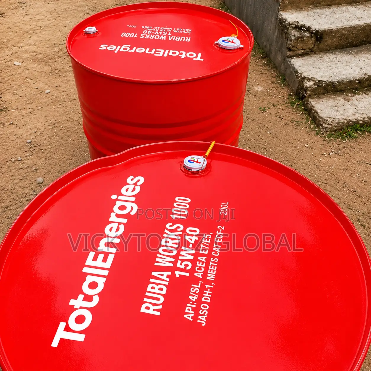 Totalenergies Rubia Works 100 15w-40 Engine Oil Drum//205l