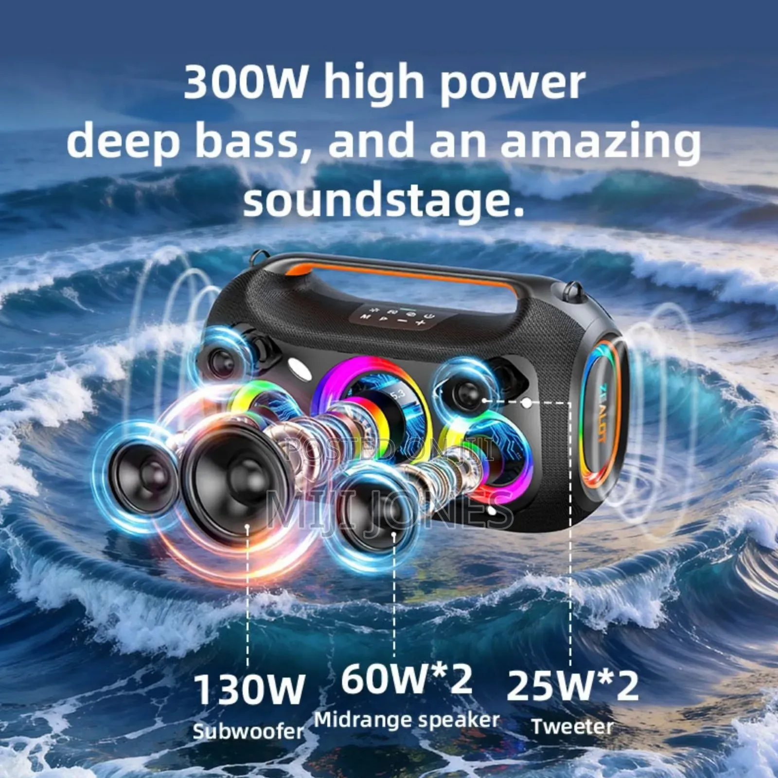 Zealot Ze51 Wireless Bluetooth Speaker Portable Outdoor Party Speaker