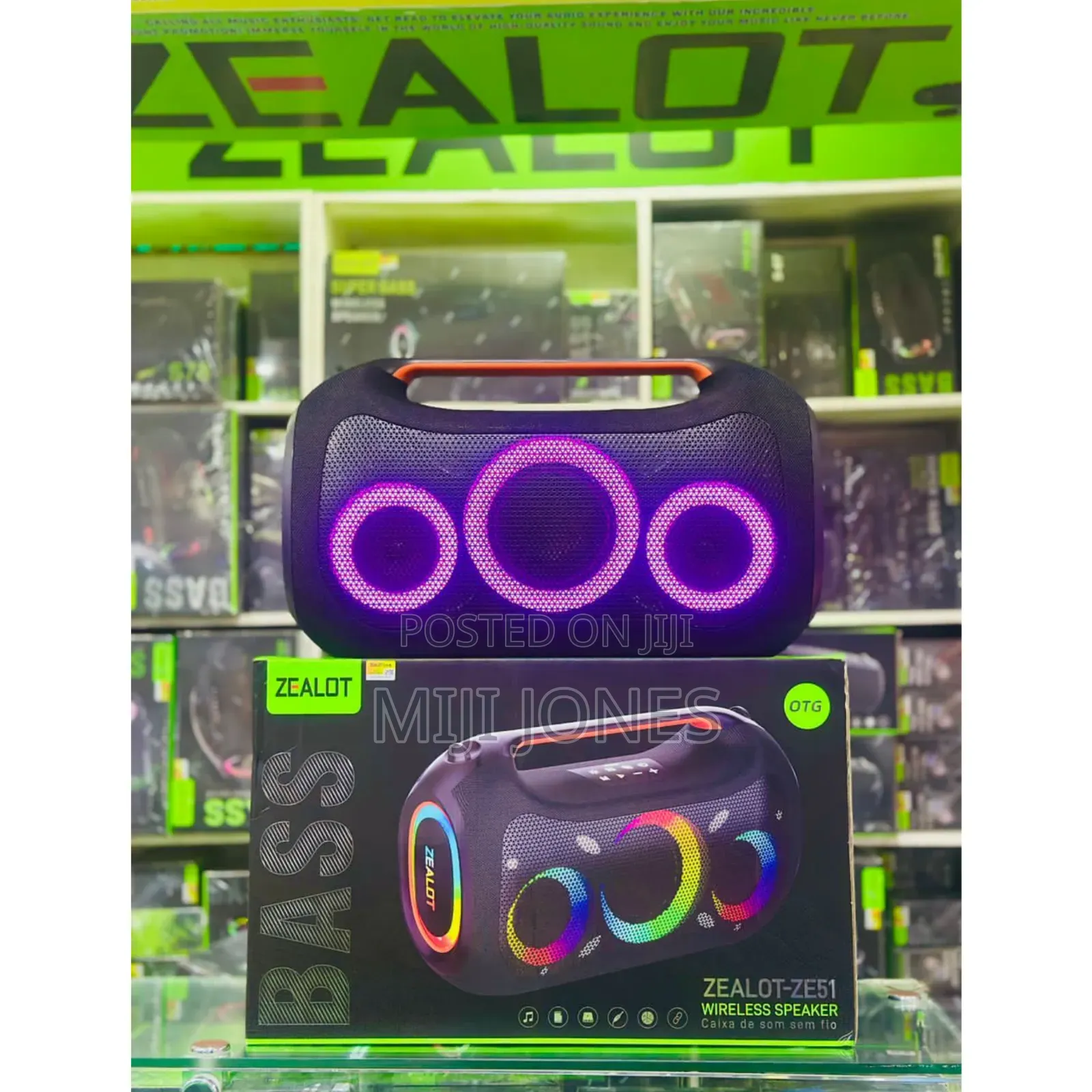 Zealot Ze51 Wireless Bluetooth Speaker Portable Outdoor Party Speaker