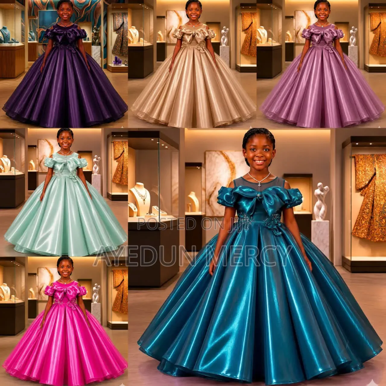 Different Design Girls Gown