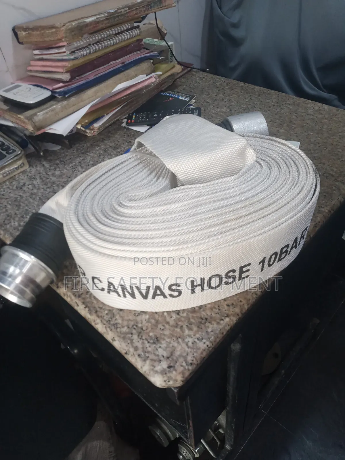 Fire Hose Canvas White