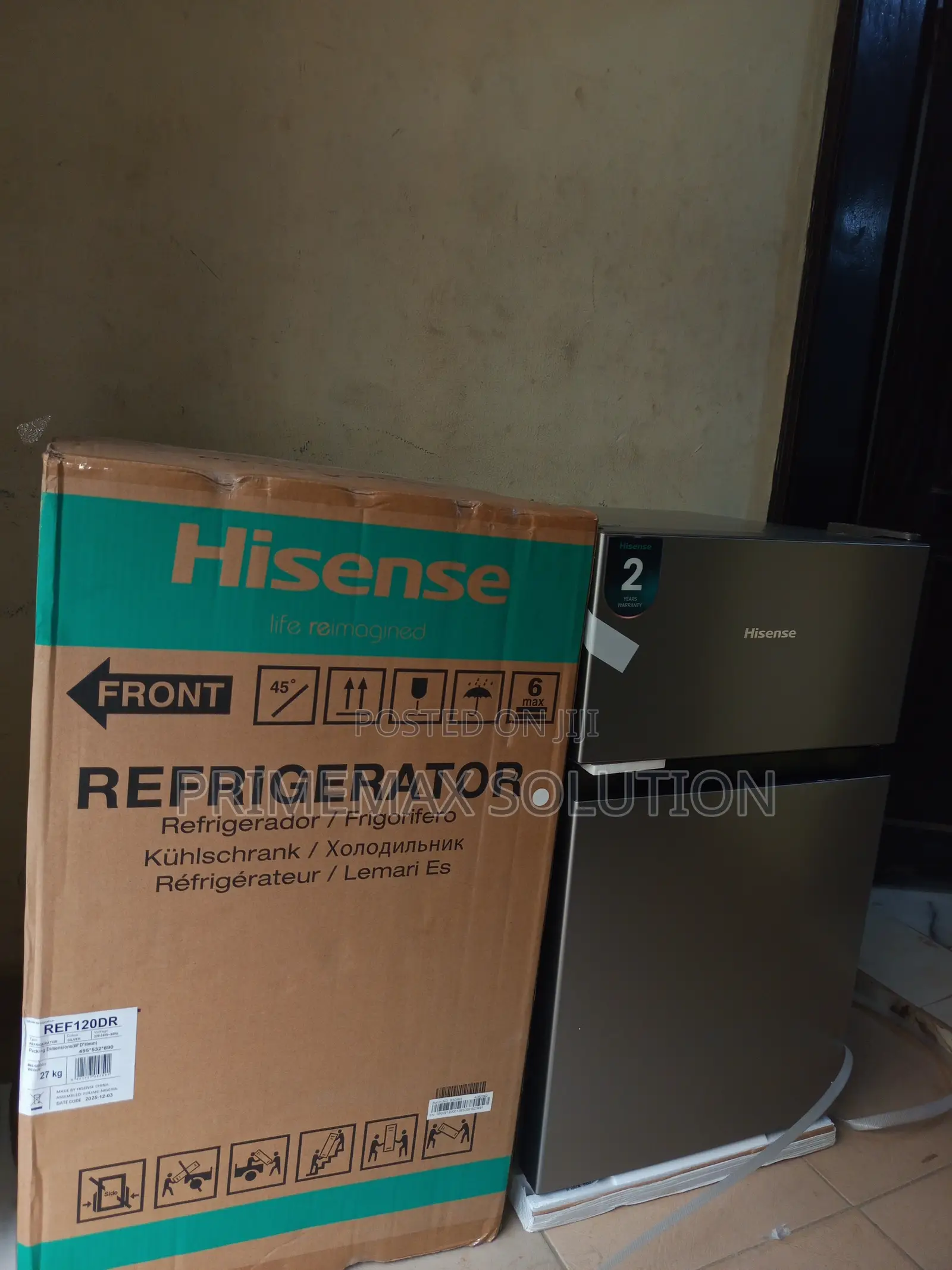 Energy Efficient Hisense 120dr Refrigerator 87l - Quiet Operation