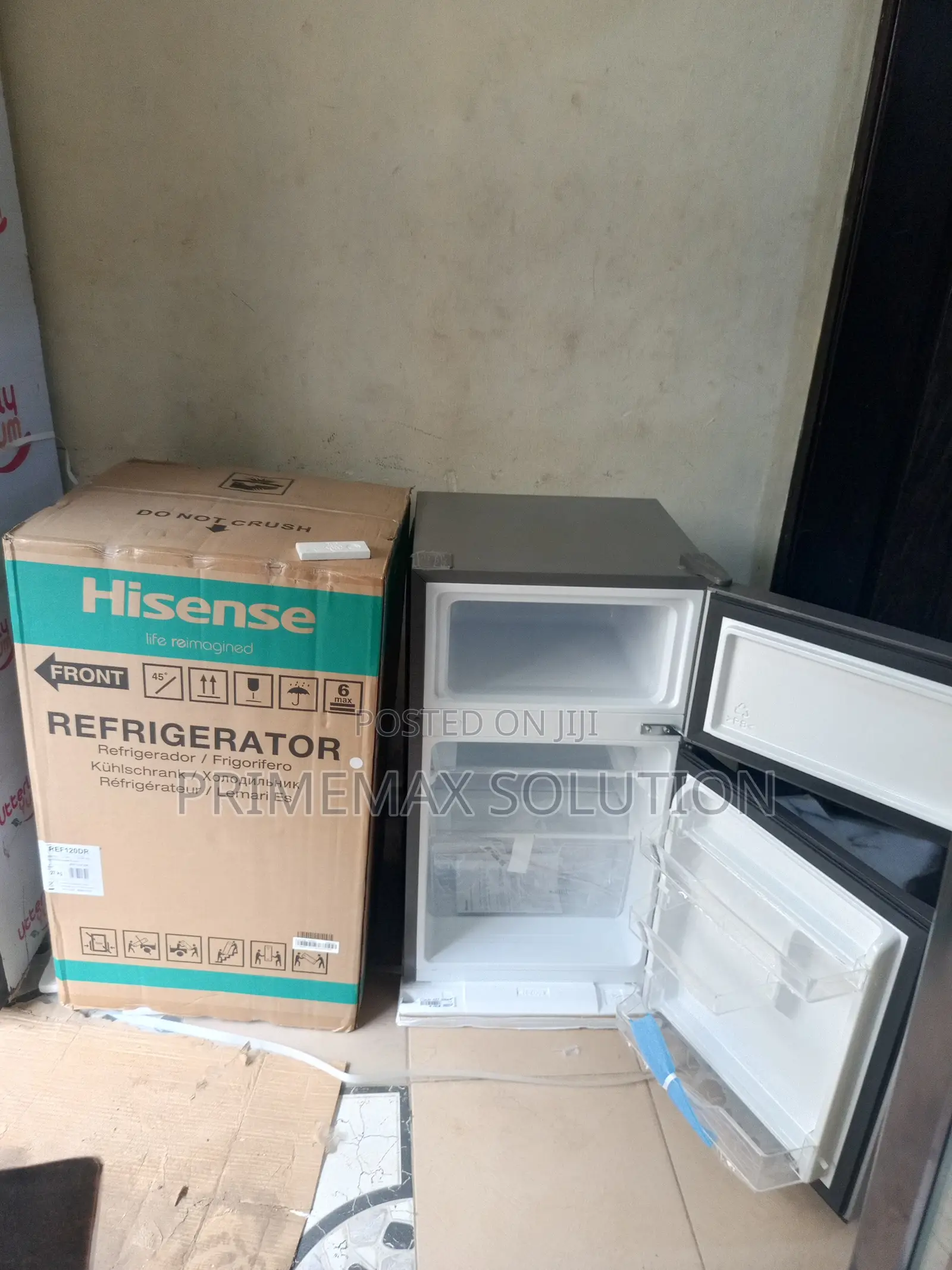 Hisense 120dr Double Door Top Freezer Fridge - Reversible Door, 87l