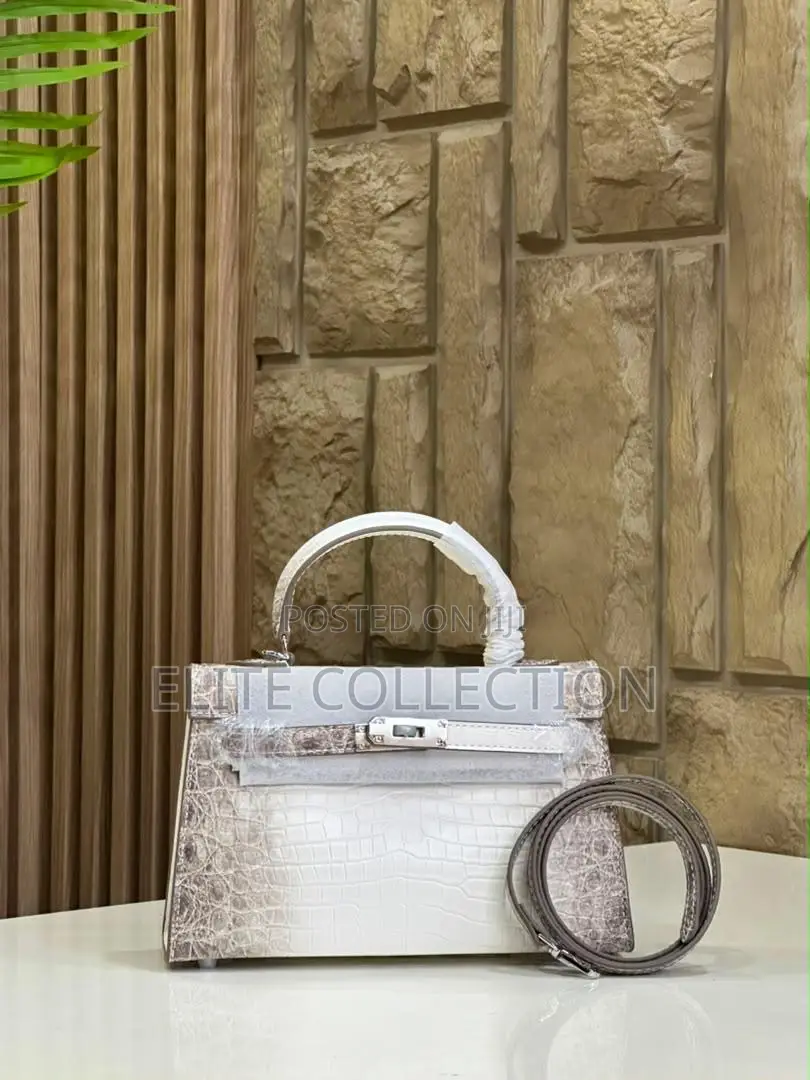 Hermes Kelly Croc Embossed Pattern.High Quality Available in 2 Sizes