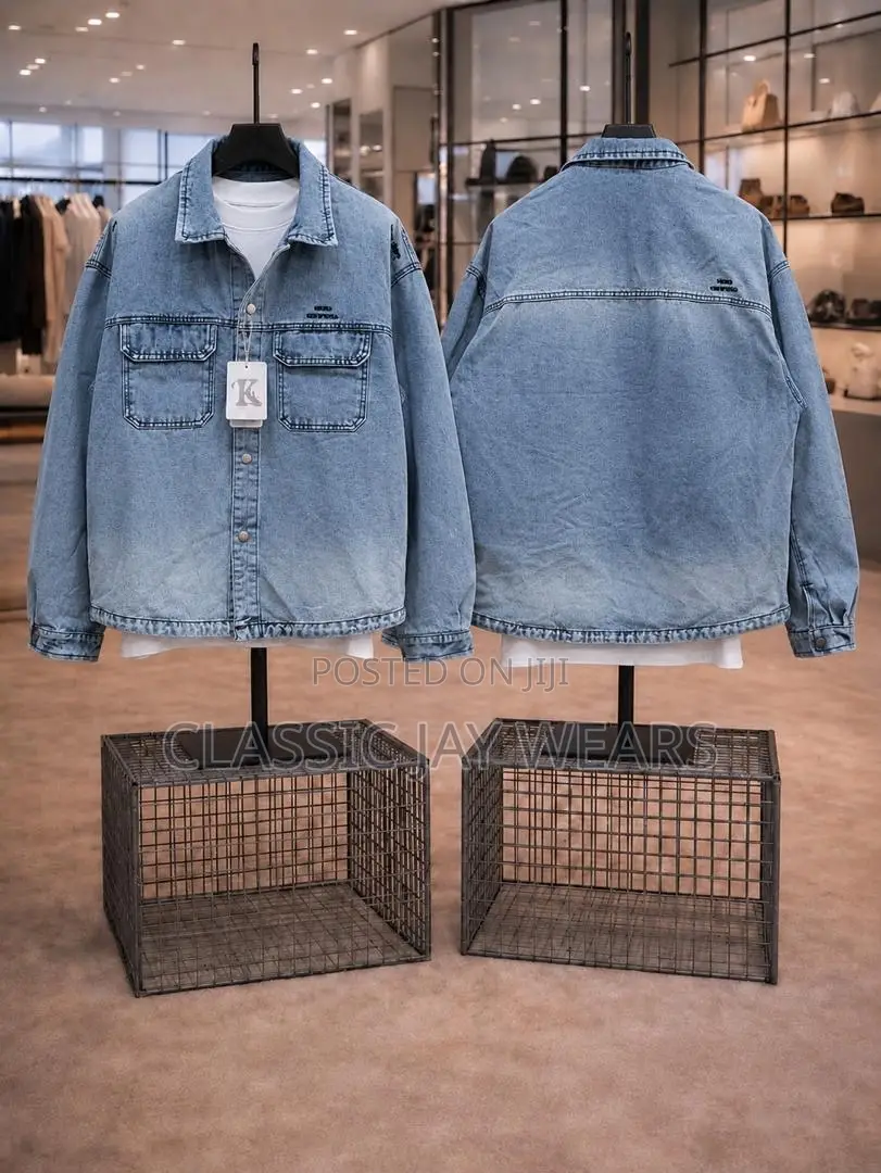4 Designs Sky Blue Jeans Shirts Available