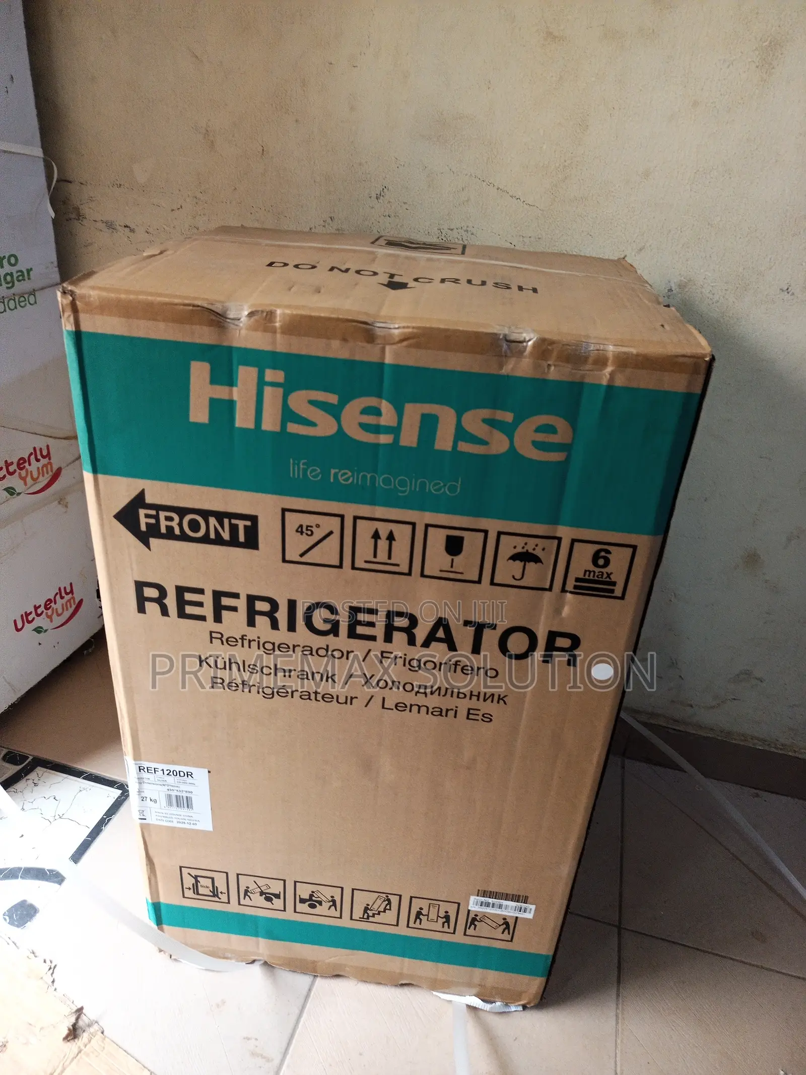 Hisense 120dr Quiet Double Door Fridge - Fast Chilling