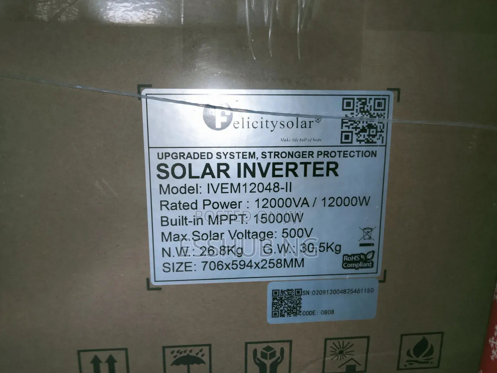 12kw 48v Felicity Hybrid Inverter