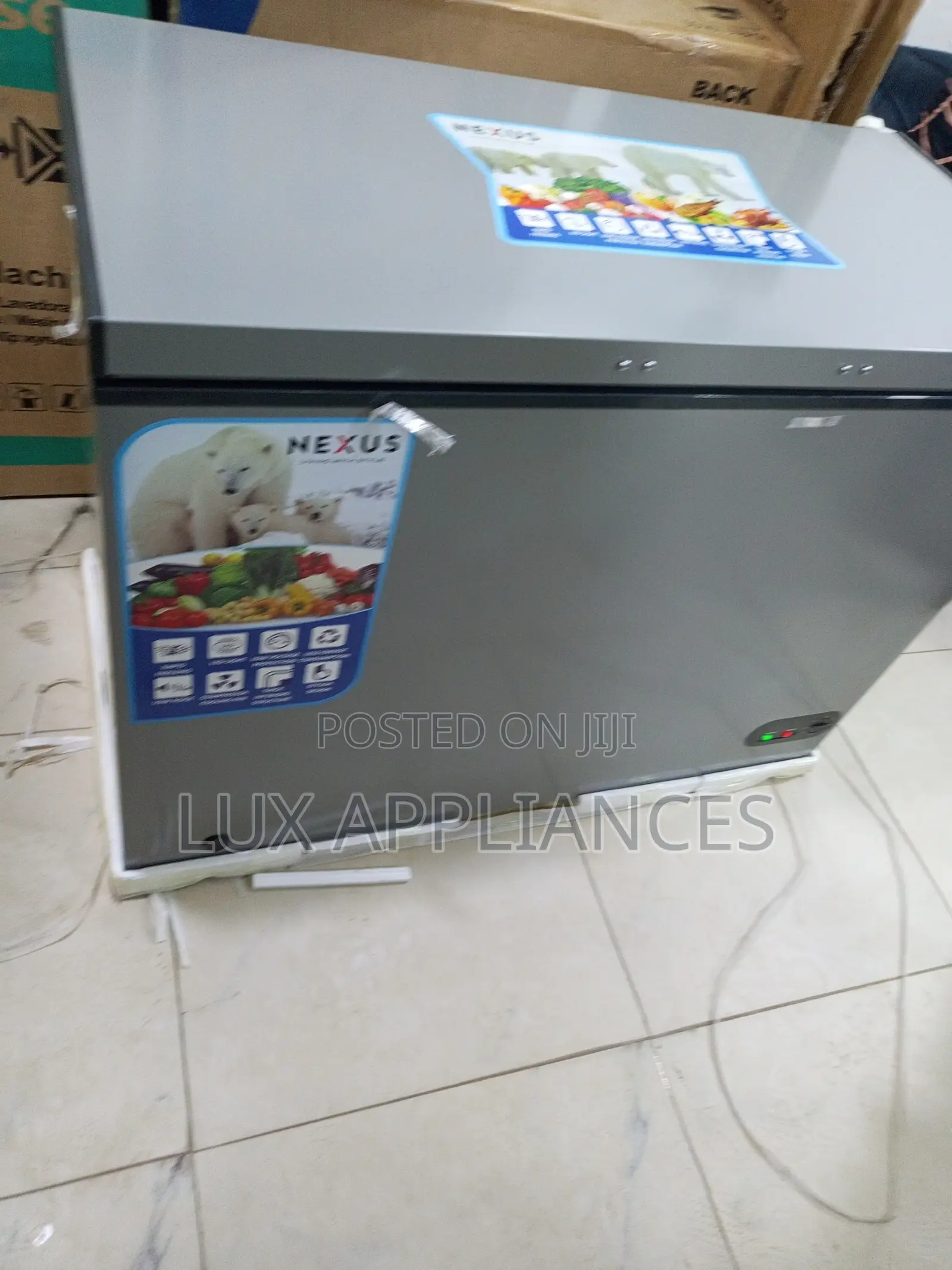 Nexus 250l Chest Freezer With Adjustable Thermostat