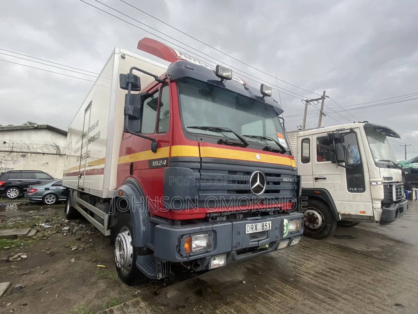 Mercedes Benz 1824 Container Body