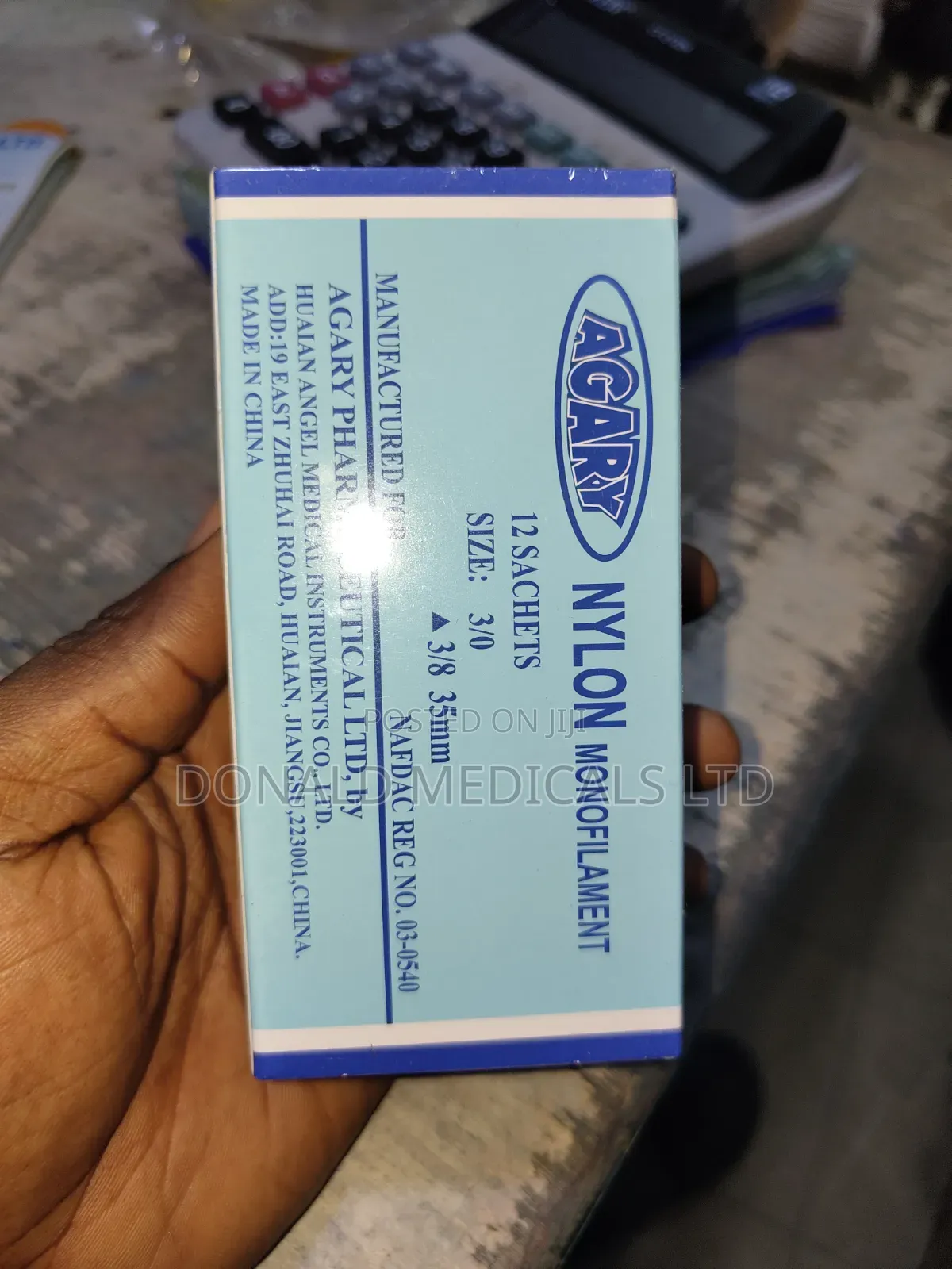 Nylon Sutures - Agary - C-Gold - Apex