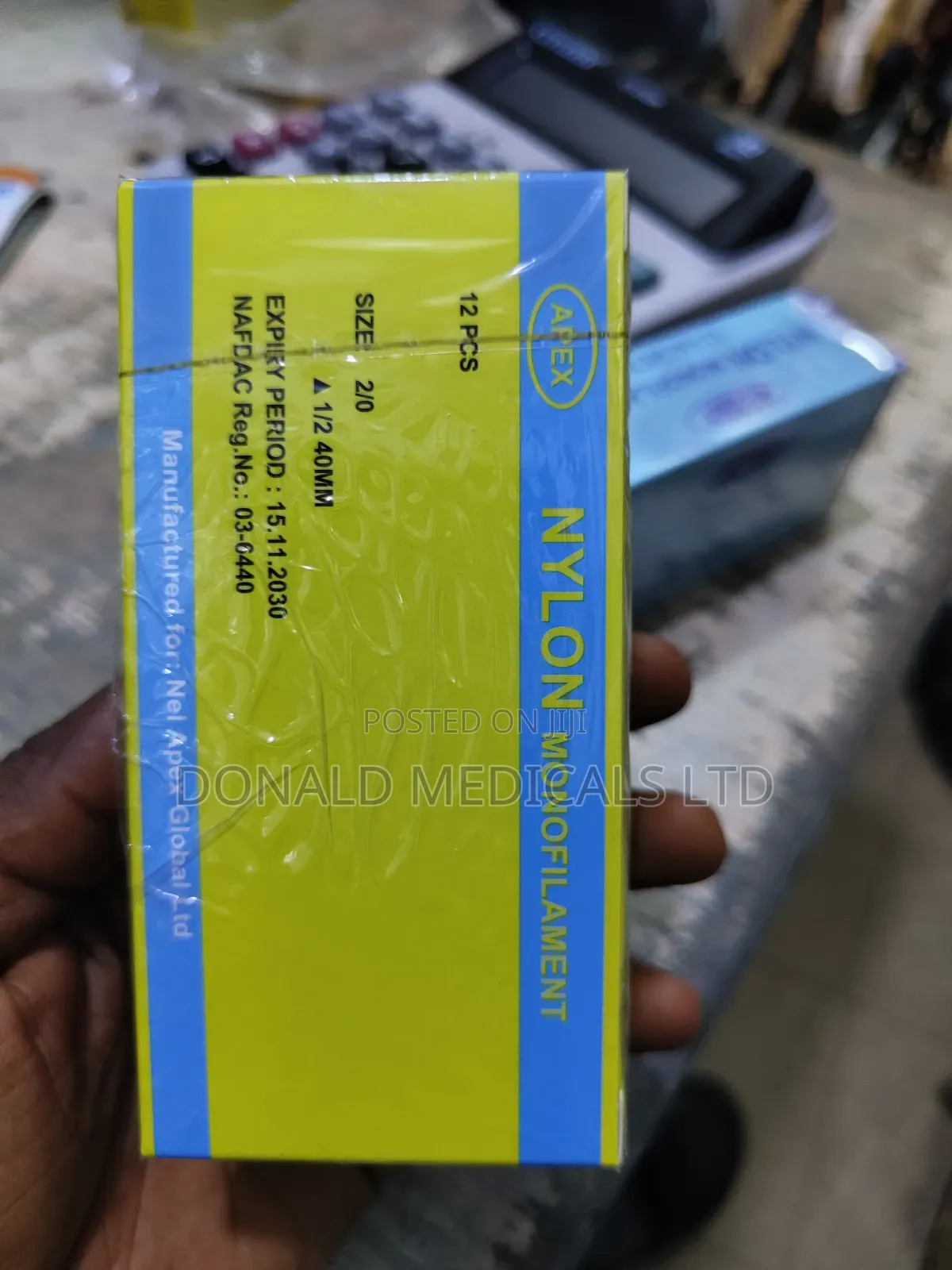 Nylon Sutures - Agary - C-Gold - Apex