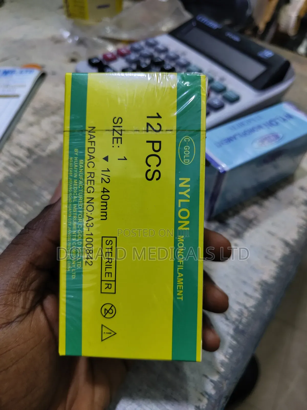 Nylon Sutures - Agary - C-Gold - Apex