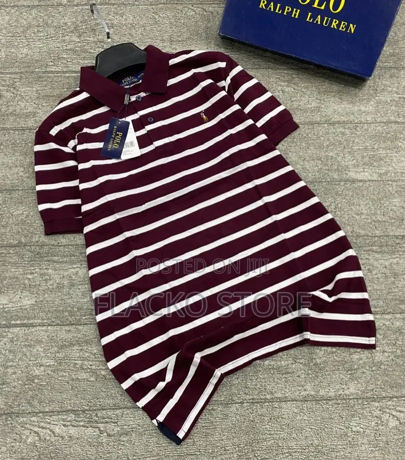 High Quality Polo Ralph Lauren Stripe Small Crest T-Shirts