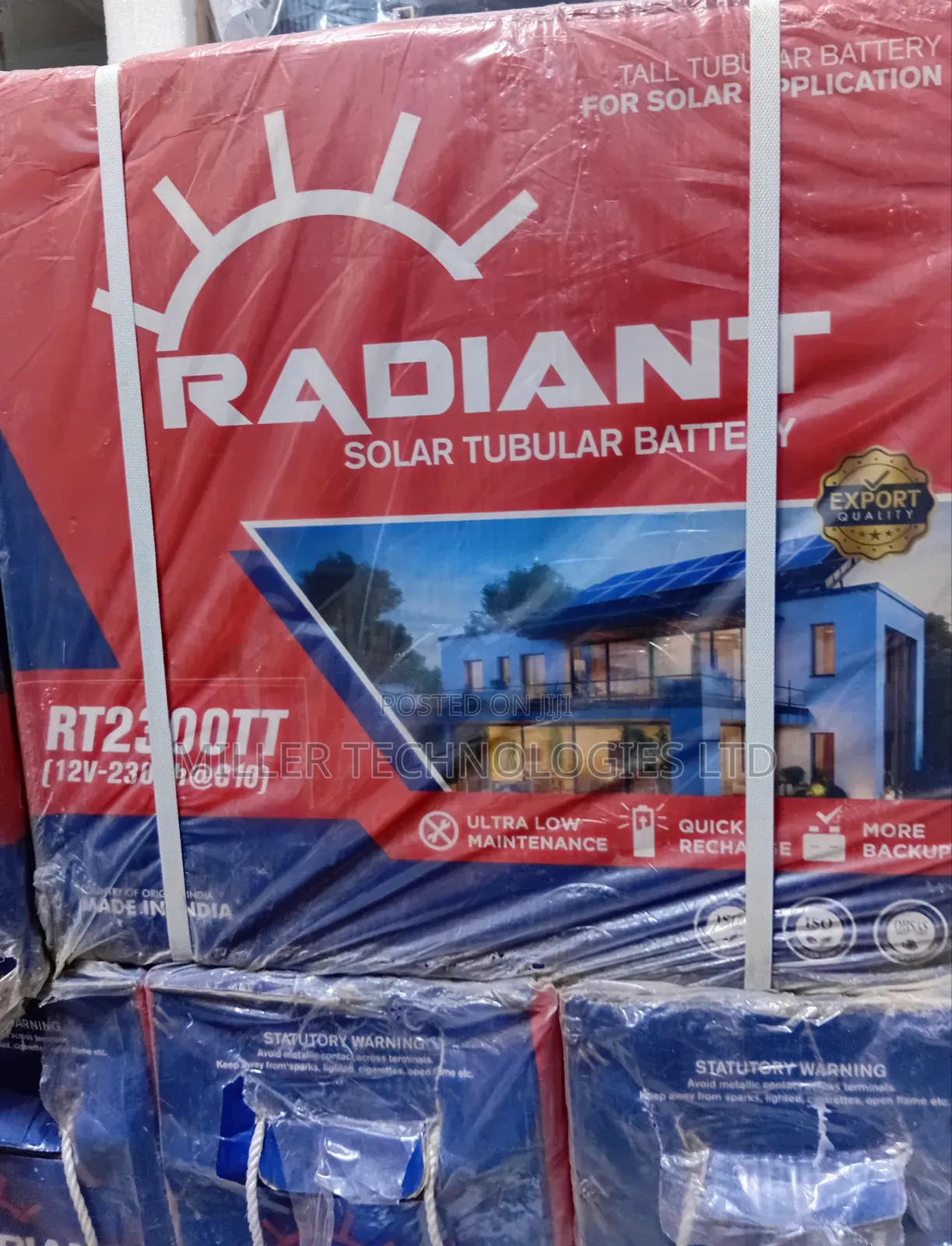 Radiat Tubular Battery 230ah