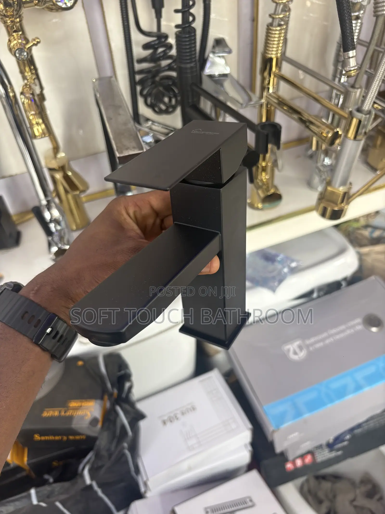 Basin Mixer Tap Matt Black Good Quality