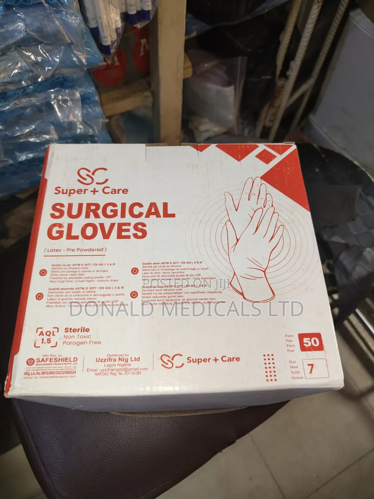 Surgical Gloves (Latex) - Super Care - Den-v - Biogenius