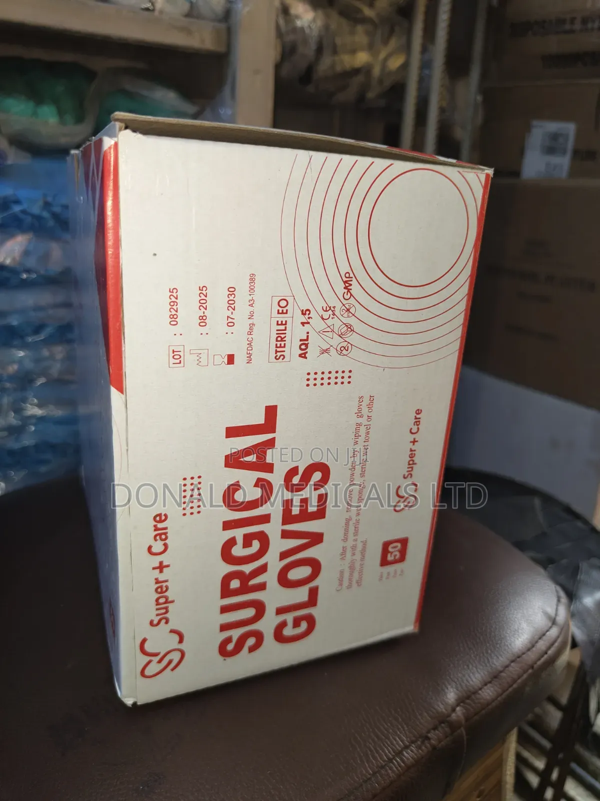 Surgical Gloves (Latex) - Super Care - Den-v - Biogenius