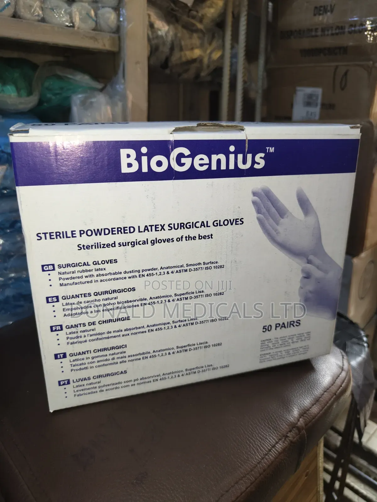 Surgical Gloves (Latex) - Super Care - Den-v - Biogenius