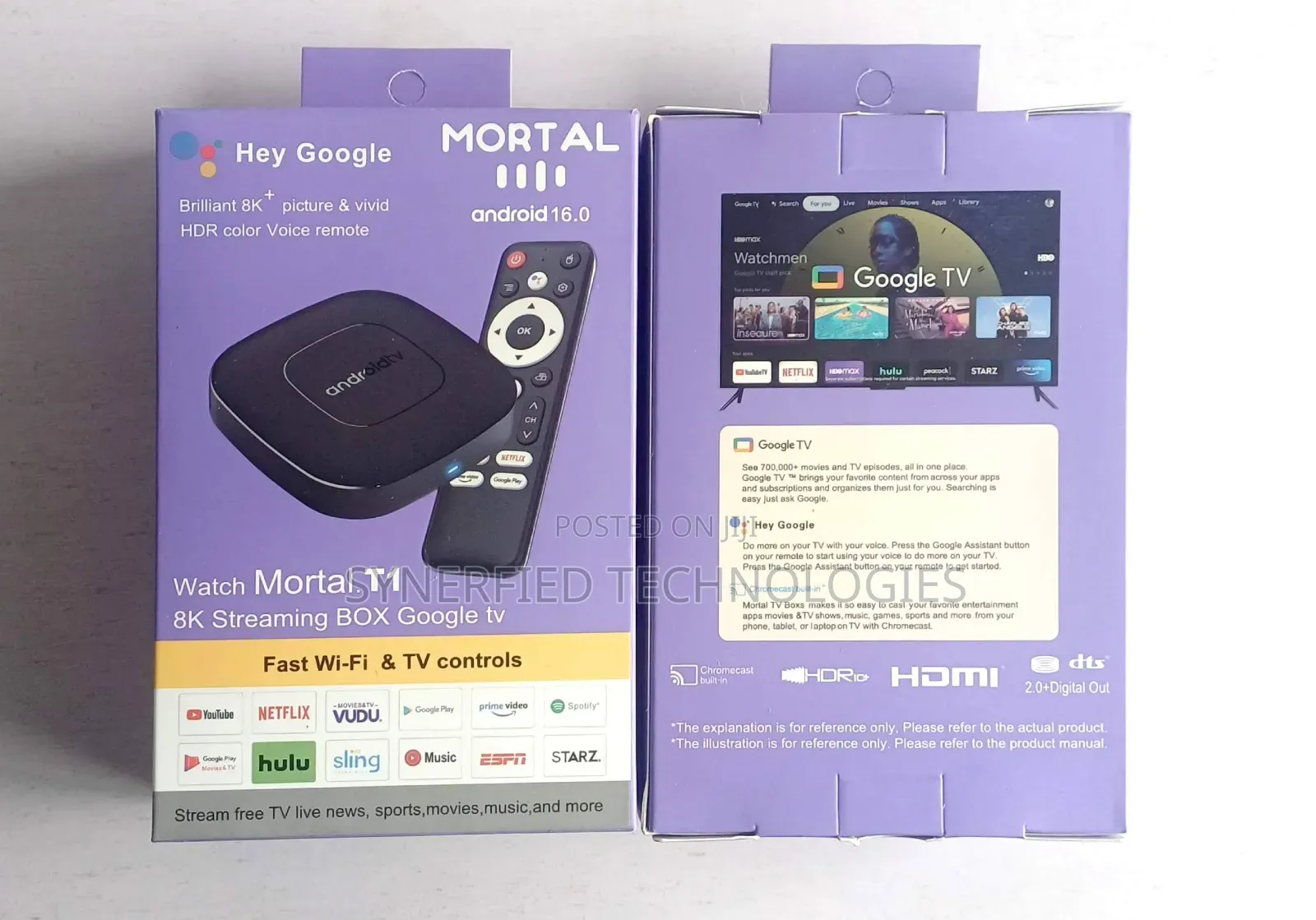 Mortal T1 Android Google Tv Streaming Tv Box