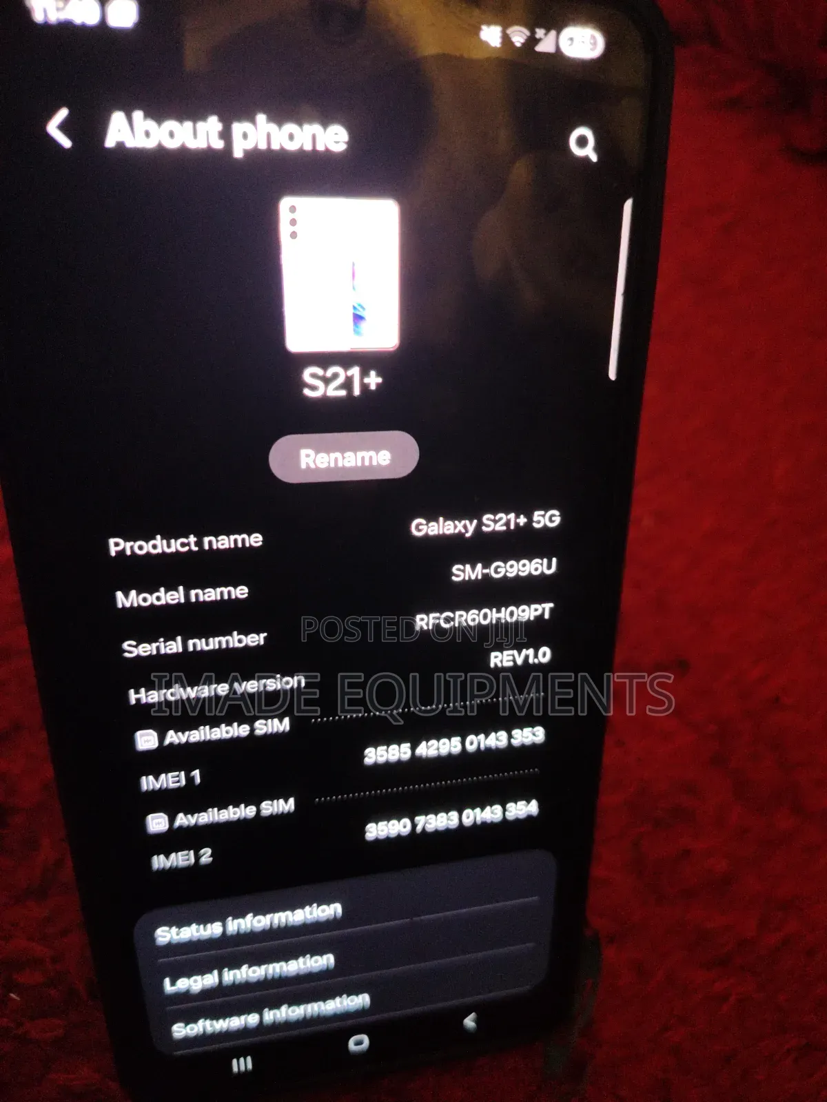 Samsung Galaxy S21+ 5G 128 GB Gray